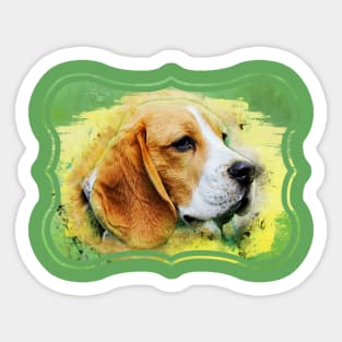 Beagle dog Sticker